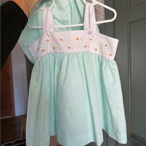 Mint Green Kids Casual Dress